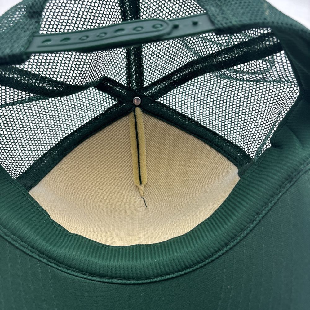 Vintage Green Trucker Hat Tourist Snap Back Mesh Rope Branson Missouri Eagle - Picture 6 of 12